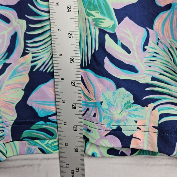 Chubbies Hawaiian Print Polo Shirt Mens L Floral Bright Stretch Vacation Golf - Picture 7 of 11